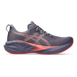 Tênis Asics Novablast 5 - Feminino - Roxo Com Vermelho