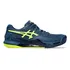 Tênis Asics Resolution 9 - Clay Azul / Amarelo New