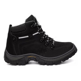 Tênis Bota Coturno Adventure Trilha Rapel Caminhada De Couro