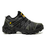 Tenis Bota Mascul Cano Curto Palmilha Gel Solado Costurado