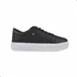 Tênis Casual Feminino Preto Com Sola Branca