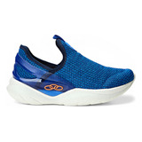 Tênis Casual Infantil Iconic Slip On Olympikus Cor Blue Marinho Desenho Do Tecido Lisa Tamanho 33 Br