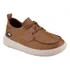 Tênis Casual Infantil Masculino Bibi New Way Couro Caramelo
