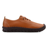 Tênis Casual Liso Feminino Com Cadarço Cano Baixo Sola Reta