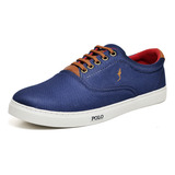 Tenis Casual Polo Blu