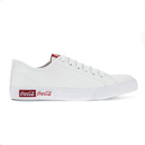 Tenis Coca Cola Shoes Branco Moda