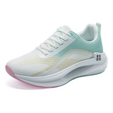 Tênis De Corrida Feminino Air M606 Malha Original Branco