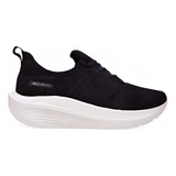 Tênis De Corrida Masculino Luminus Cabedal Têxtil Olympikus Cor Preto Desenho Do Tecido Lisa Tamanho 42 Br