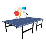 Tênis De Mesa Oficial Mdf 15mm Luxo Kit Vigor Procópio