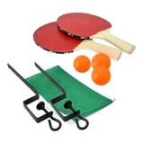 Tênis De Mesa Ping Pong 1 Rede 2 Raquete 3 Bolas Original