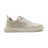Tênis Democrata Denim Jake Color Creme   Adulto 40 Br