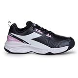 Tênis DIADORA STRIKE All Court Feminino Preto Rosa E Branco Modelo 2023 BR Adulto Numérico 37