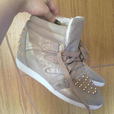 Tênis Dourado Sneaker Schutz