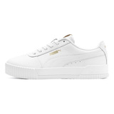 Tênis Feminino Puma Carina Lux Cor Puma White puma White Adulto 39 Br