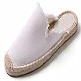 Tênis Feminino U-Lite Simples Mule Respirável Sem Salto Com Alpargatas- Cor Pura Mule- Branco- 6