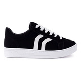 Tênis Feminino Via Marte Confortável Original Leve Preto