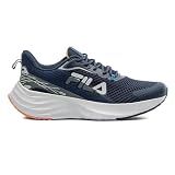 tenis racer comet masculino marinho laranja cinza
