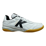 Tênis Futsal Kelme Flamenco Fs Unissex Branco Futebol Indoor