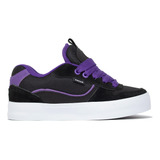 Tênis Hocks Puff Noturno Grape Preto Roxo Original Fat Lace