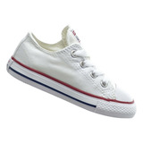 Tênis Infantil Converse Chuck Taylor All Star Lona Ox Branco