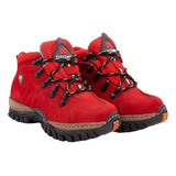 Tenis Infantil Coturno Kids Adventure De Couro Legitimo Top