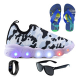 Tenis Infantil De Led