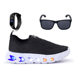 Tenis Infantil Led Meninos