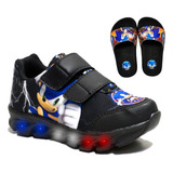 Tenis Infantil Led Sonic