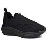 Tenis Infantil Masculino Feminino Calce Facil Tipo Meia Leve Cor Preto Tamanho 32