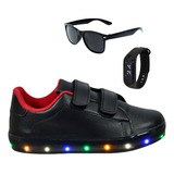 Tenis Infantil Masculino Led