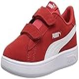 Tênis Infantil Puma Smash V2 SD De Velcro High Risk Red Puma White 3 Little Kid