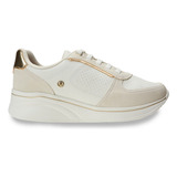 Tênis Kolosh Feminino Casual Sintético Padrão Cor Marfim White Champagne Desenho Do Tecido Lisa Tamanho 37 Br