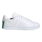 Tênis Masculino adidas Advantage Cor Cloud White/green/cloud White - Adulto 44 Br