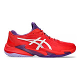 Tênis Masculino Asics Court Ff 3 Novak Cor Classic Red white Adulto 44 Br
