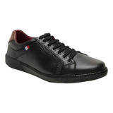 Tenis Masculino Em Couro