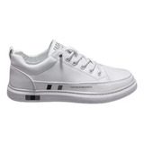 Tenis Masculino Em Couro