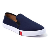 Tênis Masculino Iate Slip On Calce Fácil Sapato Sem Meia