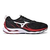 Tênis Mizuno Dynasty 4 Masculino, Preto/vermelho, 42