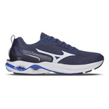 Tênis Mizuno Wave Dynasty 6 - Masculino - Marinho-azul