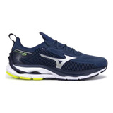 Tenis Mizuno Wave Mirai 5 Steelcinza