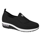 Tênis Modare Ultraconforto Preto Slip On