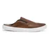 Tênis Mule Masculino Slip On Em Couro Legítimo Sapato Em Gel