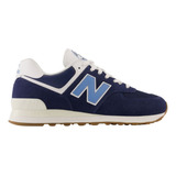 Tênis New Balance 574 V2 Masculino Azul Promoção Pix