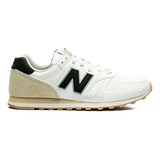 Tênis New Balance Masculino Camurça Original Branco 373v2