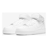 Tênis Nike Air Force 1 Mid 07 Original Cor Branco