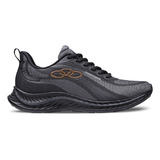 Tênis Olympikus Apolis Color Preto chumbo Adulto 35 Br