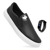 Tênis Polo Iate Casual Sapatênis Slip On Masculino Conforto