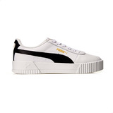 Tênis Puma Carina Lux Bdp Color White white black Adulto 37 Br
