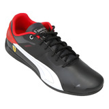 Tenis Puma Ferrari Drift Cat Delta Scuderia Preto Branco