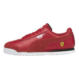 Tênis Puma Ferrari Roma Masculino - Vermelho E Branco